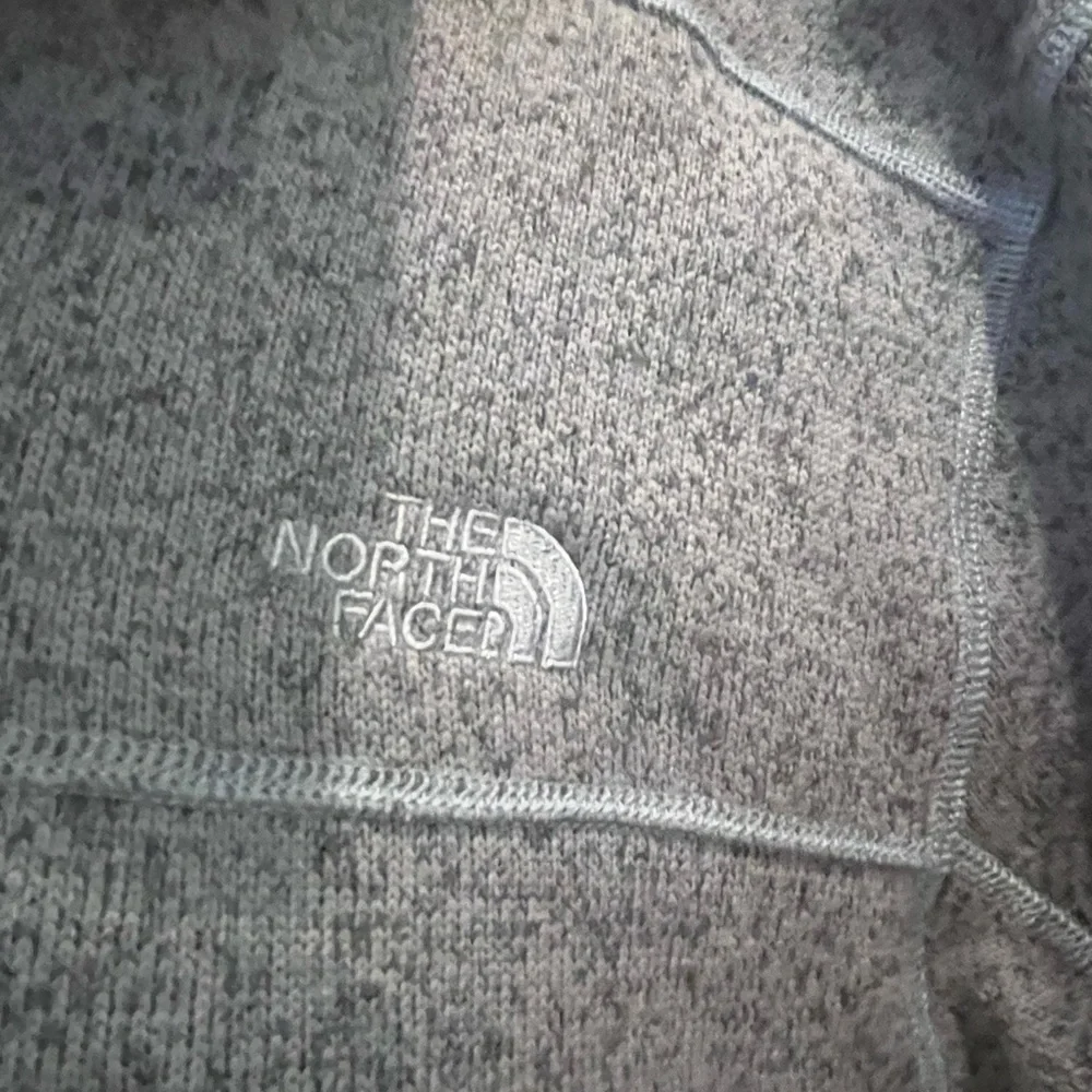 The North Face Gray Quarter-Zip Fleece Sweatshirt